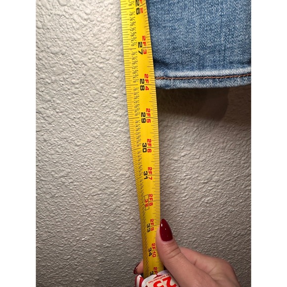 Driftwood Marilyn Jeans Blue Wash Embroidered Side Classic Fit Women's Size 27 - Picture 8 of 8